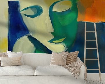 Abstract Face by Eye catching paintings