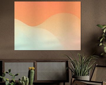 Abstract Colourful Wave Pattern