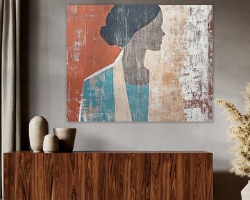 Vrouwenprofiel | Weathered Grace van De Mooiste Kunst