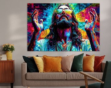 Spiritueel kleurrijk portret kunstwerk van Art & Soul Creations
