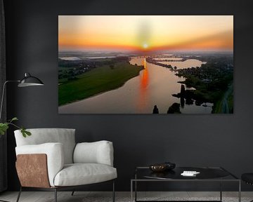 Sunrise 'Afgedamde Maas' by FlyingDutchCam