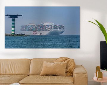 OOCL Denmark containerschip. van Jaap van den Berg