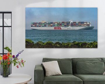 OOCL Denmark containerschip. van Jaap van den Berg