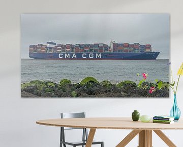 CMA CGM containerschip Jean Mermoz. van Jaap van den Berg