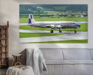 Red Bull Douglas DC-6B. by Jaap van den Berg