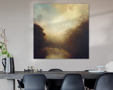 Herfstsfeer bij de rivier van Dirk Wüstenhagen