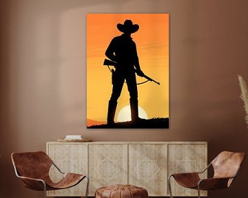 Silhouette à l'horizon