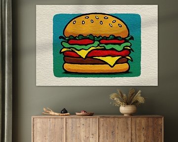 Hamburger van OMG Art