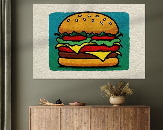 Example of the artwork in a room