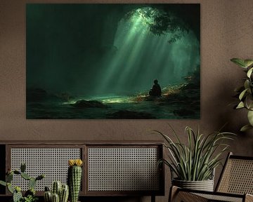 Minimalismus Mensch in der Natur
