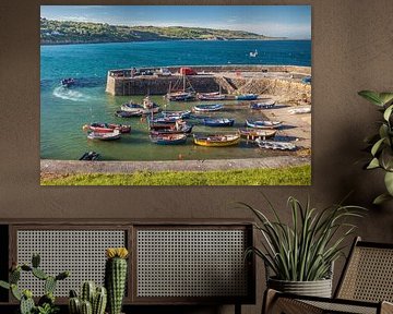 The small harbour of Coverack, Lizard Peninsula, Cornwall by Christian Müringer