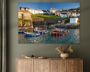 The small harbour of Coverack, Lizard Peninsula, Cornwall by Christian Müringer