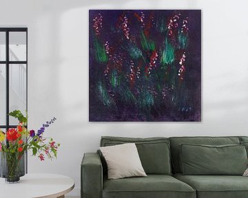 EH PAINTING ART 1989 #0472 Hyacinten veldje