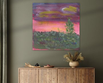 EH PAINTING ART 1989** #0471 Landschap van Willem Hartgers