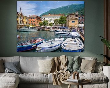 Lac de Garde - Dans le port de Malcesine sur t.ART
