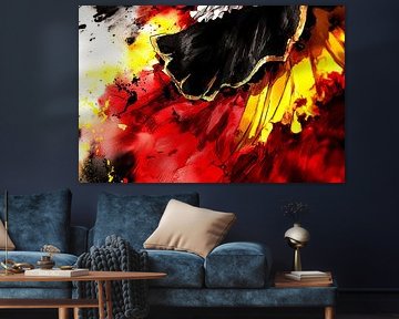 Dynamic abstract with colour