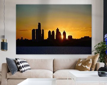 Skyline von Buenos Aires bei Sonnenuntergang von Frank's Awesome Travels