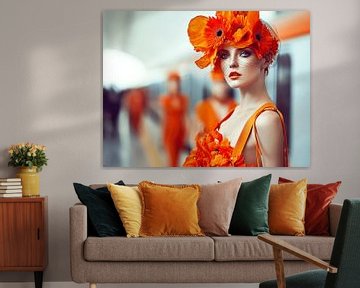 Stadse Bloei | Kunstzinnig modeportret van Karina Brouwer