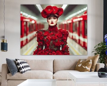 De Koningin van de Metro | krachtige fashion-fotografie van Karina Brouwer