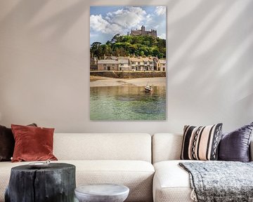 Harbour of St. Michael`s Mount, Marazion, Cornwall