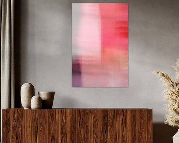 Modern abstract colorful art with neon and pastel tones by Dina Dankers