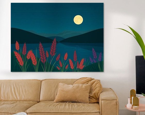 Example of the artwork in a room