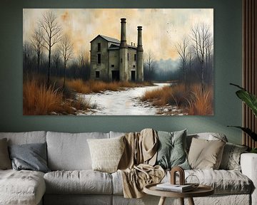 Ruines d'usine dans la lande sur Nick Wendt
