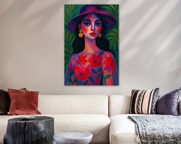 Boho Chic Portret in Bloemenpracht van But First Framing