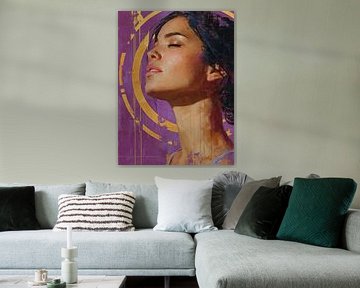 Divine Moment - Moderne interpretatie van klassieke portretkunst van MArt