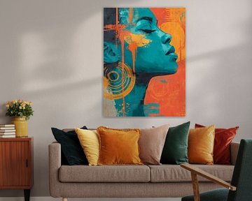 Geometrische ziel - Abstract profiel tussen cirkels en lijnen van MArt