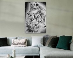 Example of the artwork in a room