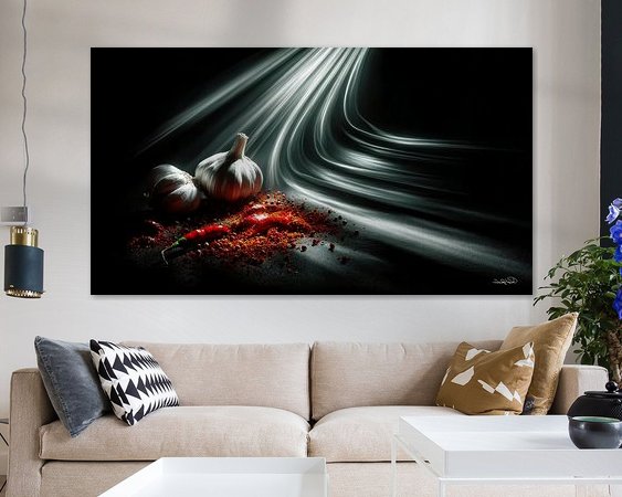 Example of the artwork in a room