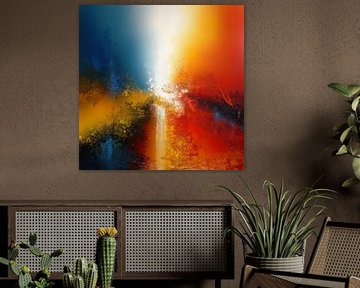 Bruisend Abstract van Ria van Werven