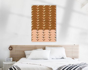 Vintage patroon. Moderne abstracte kunst III van Dina Dankers