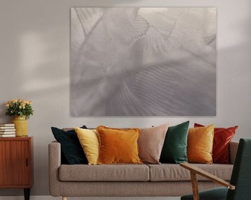 Lichtstromen in grijs - rust en diepte in abstracte beweging van Mixed media vector arts