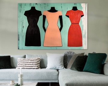 Abstracte kleurrijke jurken van Imperial Art House
