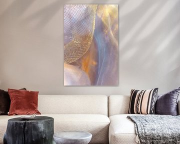 Verweven stilte - licht en stof in dialoog van Mixed media vector arts