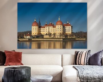 Moritzburg Castle in Saxony by Heiko Kueverling