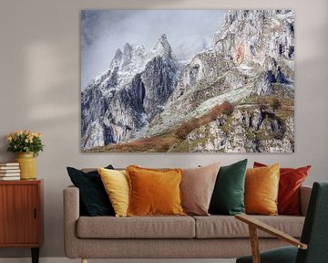 Rough rocks in Picos de Europa by Hans Debruyne