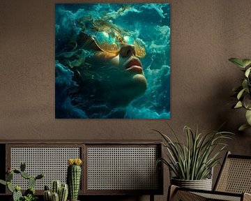 Dreams under water - Golden reflections by MArt