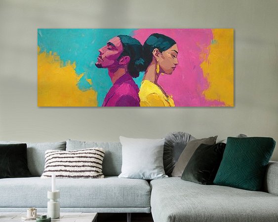 Example of the artwork in a room