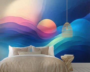 Colourful Abstract | Sunrise Abstract by Modern Collection