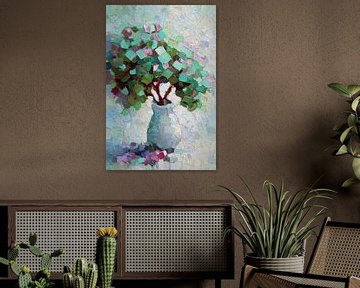 Bloemen Vaas | Freshness in Every Leaf van I ❤ Bloemen