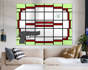 Example of the artwork in a room