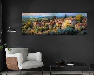 Sun-drenched village in Tuscany by Whale & Sons