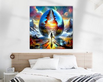 Reise durch das kosmische Eierportal