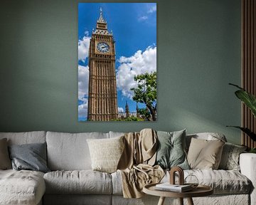 Tour de Big Ben à Londres UK Guide de voyage vertical