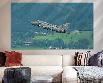 Polish SU-22 Fitter during Airpower Airshow.