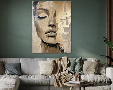 Modern Abstract Portret van SPEQ ART