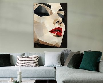 Portrait abstrait moderne sur SPEQ ART